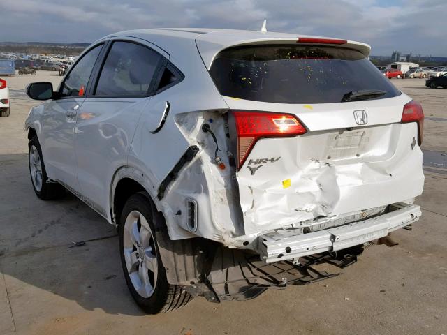 3CZRU5H53GM738711 - 2016 HONDA HR-V EX WHITE photo 3