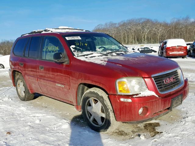 1GKDT13S822145164 - 2002 GMC ENVOY RED photo 1