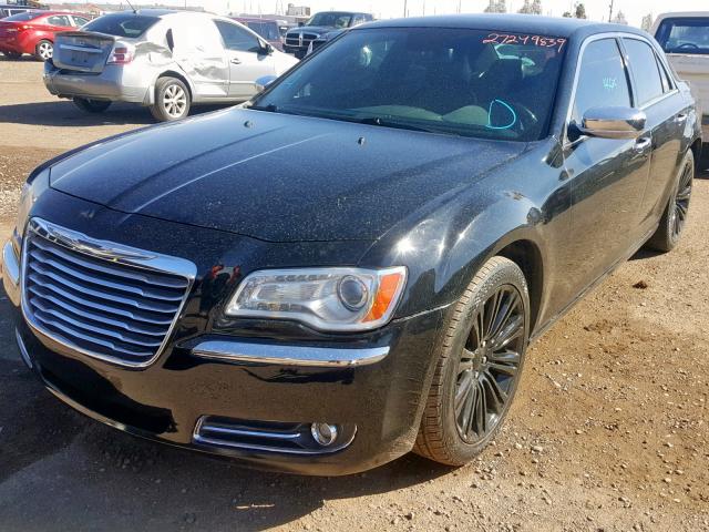 2C3CA6CT2BH594404 - 2011 CHRYSLER 300C BLACK photo 2