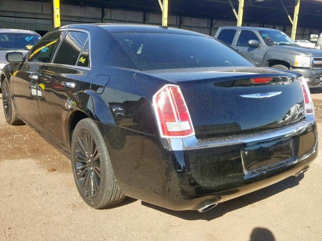 2C3CA6CT2BH594404 - 2011 CHRYSLER 300C BLACK photo 3