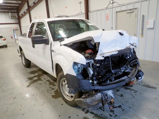 1FTEX1EM9EFC16730 - 2014 FORD F150 SUPER WHITE photo 1