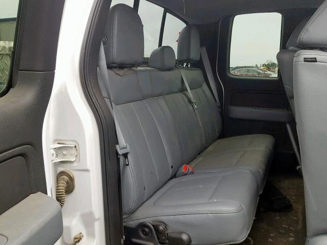 1FTEX1EM9EFC16730 - 2014 FORD F150 SUPER WHITE photo 6