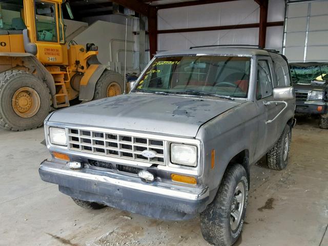 1FMCU14T4JUA71719 - 1988 FORD BRONCO II GRAY photo 2