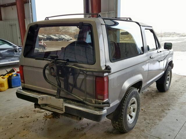 1FMCU14T4JUA71719 - 1988 FORD BRONCO II GRAY photo 4