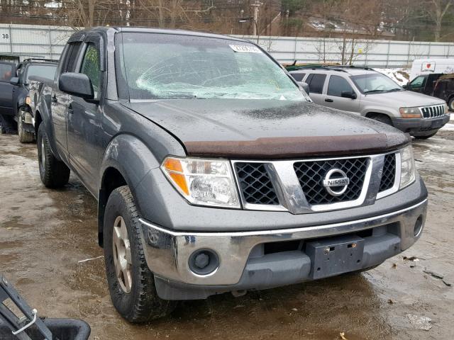 1N6AD07W65C402756 - 2005 NISSAN FRONTIER C GRAY photo 1