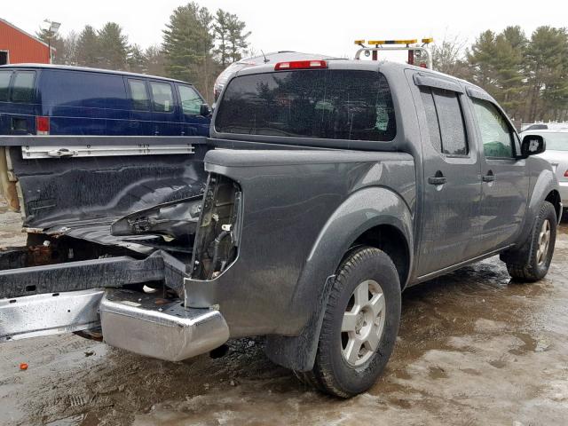 1N6AD07W65C402756 - 2005 NISSAN FRONTIER C GRAY photo 4