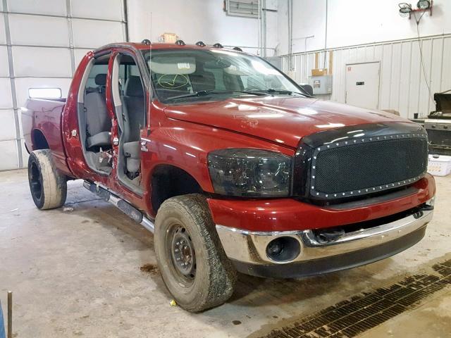 3D7KS28LX9G563570 - 2009 DODGE RAM 2500 MAROON photo 1