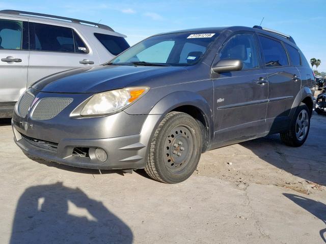 5Y2SL63875Z475166 - 2005 PONTIAC VIBE GRAY photo 2