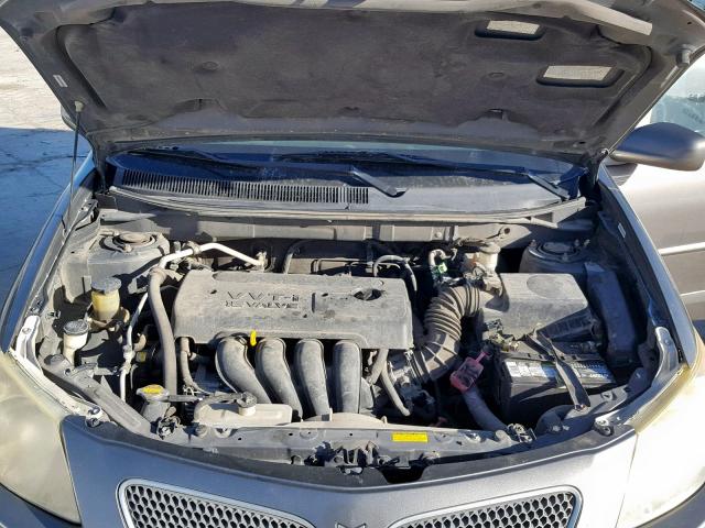 5Y2SL63875Z475166 - 2005 PONTIAC VIBE GRAY photo 7