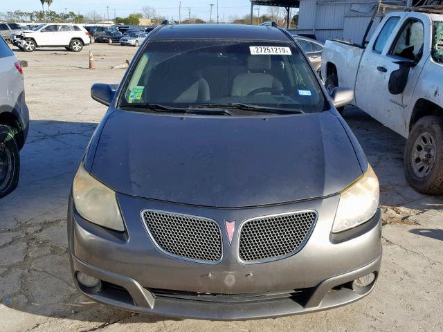 5Y2SL63875Z475166 - 2005 PONTIAC VIBE GRAY photo 9