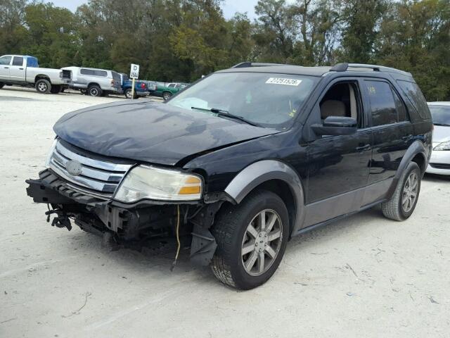 1FMDK02W48GA44658 - 2008 FORD TAURUS X S BLACK photo 2