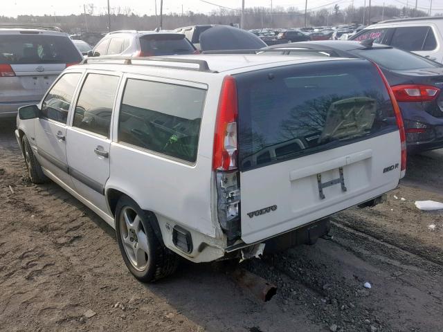 YV1LW5826T2260131 - 1996 VOLVO 850 R WHITE photo 3