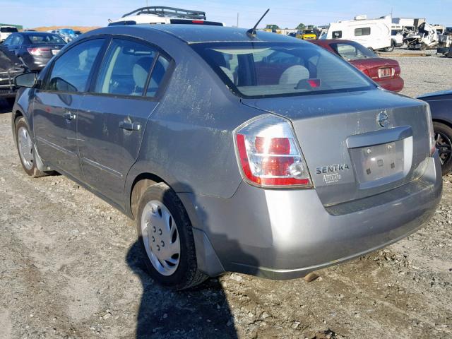 3N1AB61E38L716694 - 2008 NISSAN SENTRA 2.0 GRAY photo 3