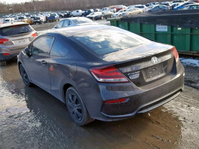 2HGFG3B57EH504730 - 2014 HONDA CIVIC LX BLACK photo 3