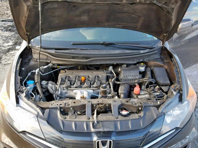 2HGFG3B57EH504730 - 2014 HONDA CIVIC LX BLACK photo 7