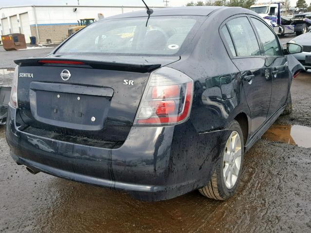 3N1AB6AP4CL728606 - 2012 NISSAN SENTRA 2.0 BLACK photo 4