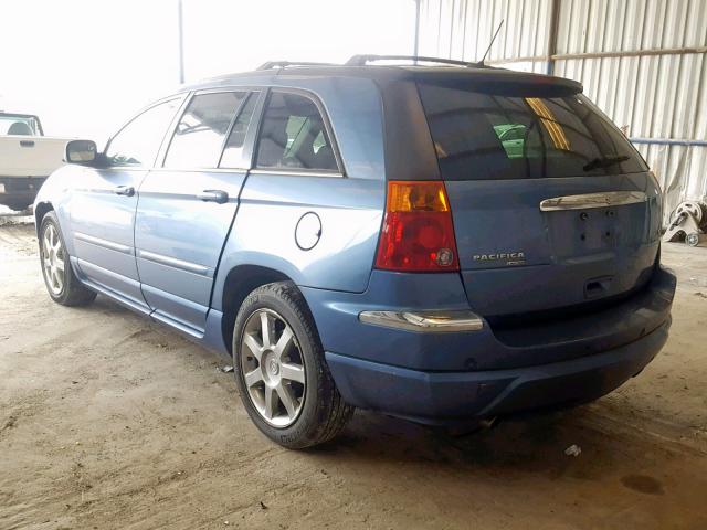2A8GF78X57R328000 - 2007 CHRYSLER PACIFICA L BLUE photo 3
