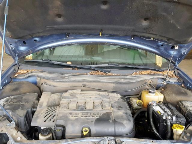 2A8GF78X57R328000 - 2007 CHRYSLER PACIFICA L BLUE photo 7