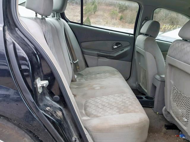 1G1ZT52824F178258 - 2004 CHEVROLET MALIBU LS BLACK photo 6