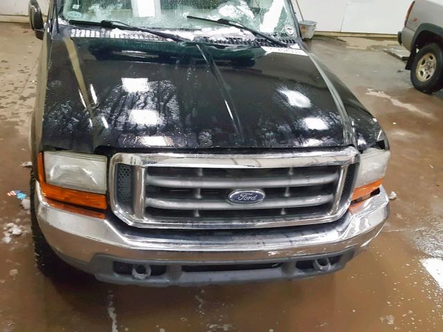 1FTSX31FXYEB14059 - 2000 FORD F350 SRW S BLACK photo 7