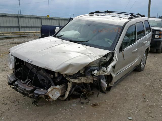 1J8HR58248C211149 - 2008 JEEP GRAND CHER BEIGE photo 2