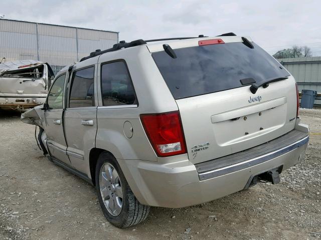 1J8HR58248C211149 - 2008 JEEP GRAND CHER BEIGE photo 3