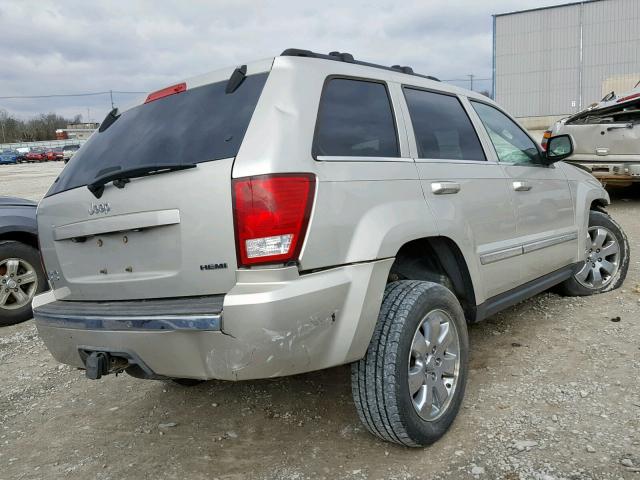 1J8HR58248C211149 - 2008 JEEP GRAND CHER BEIGE photo 4