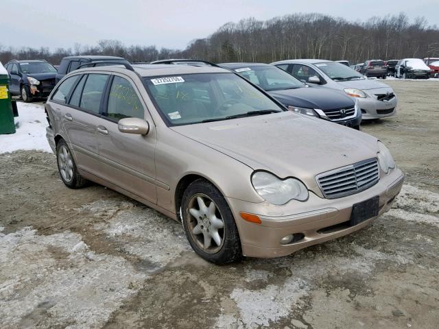 WDBRH81J24F512348 - 2004 MERCEDES-BENZ C 240 SPOR BROWN photo 1