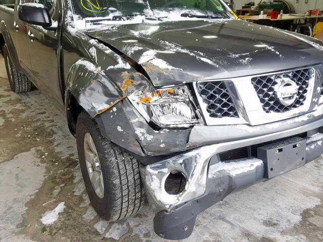 1N6AD09W17C407508 - 2007 NISSAN FRONTIER C GRAY photo 9