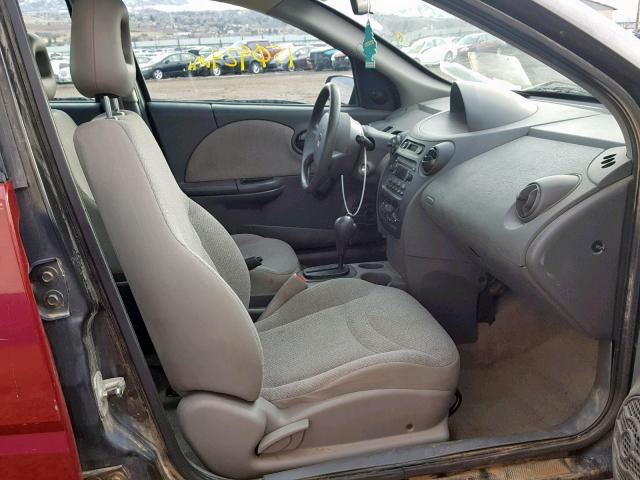 1G8AG52F64Z169708 - 2004 SATURN ION LEVEL MAROON photo 5