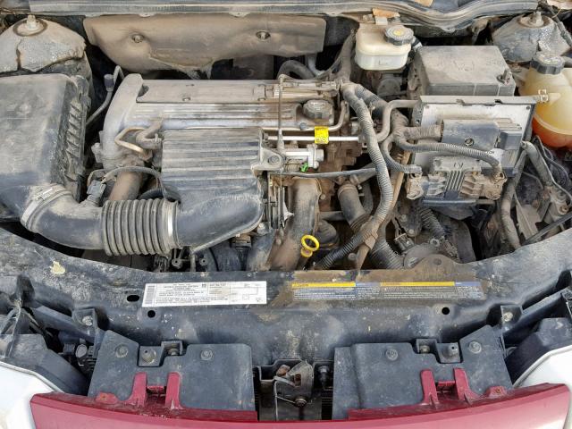 1G8AG52F64Z169708 - 2004 SATURN ION LEVEL MAROON photo 7