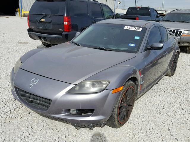 JM1FE17N040133480 - 2004 MAZDA RX8 GRAY photo 1