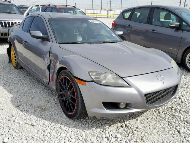 JM1FE17N040133480 - 2004 MAZDA RX8 GRAY photo 2