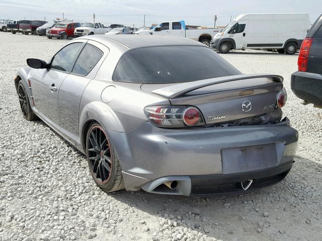 JM1FE17N040133480 - 2004 MAZDA RX8 GRAY photo 3