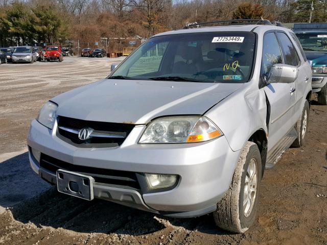 2HNYD18673H510412 - 2003 ACURA MDX TOURIN SILVER photo 2