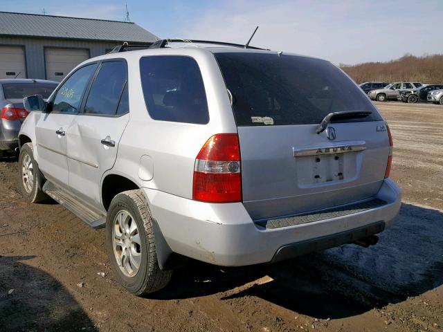 2HNYD18673H510412 - 2003 ACURA MDX TOURIN SILVER photo 3