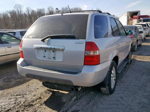 2HNYD18673H510412 - 2003 ACURA MDX TOURIN SILVER photo 4