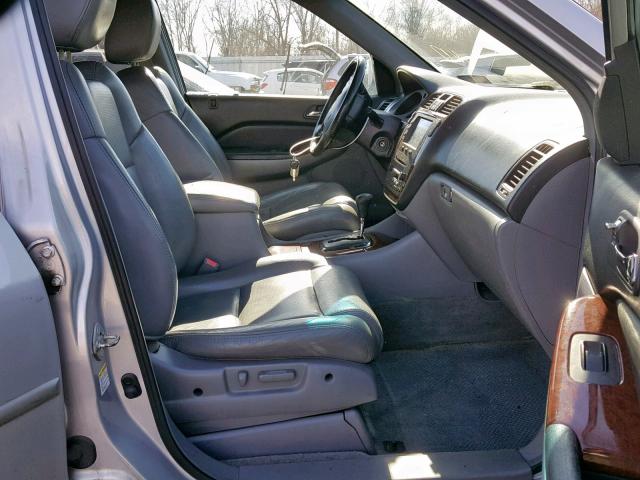 2HNYD18673H510412 - 2003 ACURA MDX TOURIN SILVER photo 5