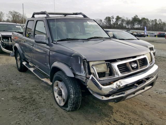 1N6ED27Y9YC349621 - 2000 NISSAN FRONTIER C GRAY photo 1