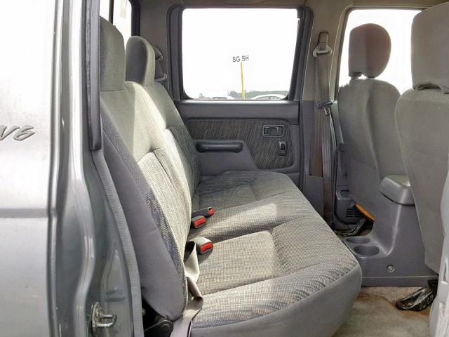 1N6ED27Y9YC349621 - 2000 NISSAN FRONTIER C GRAY photo 6