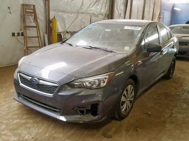 4S3GKAA61J3622088 - 2018 SUBARU IMPREZA GRAY photo 2