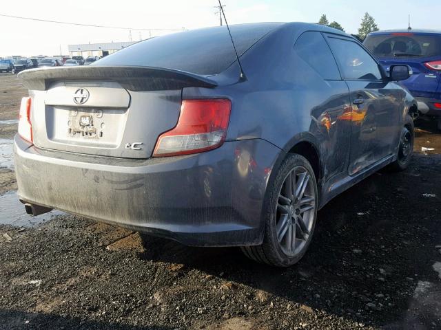 JTKJF5C78B3017017 - 2011 TOYOTA SCION TC CHARCOAL photo 4