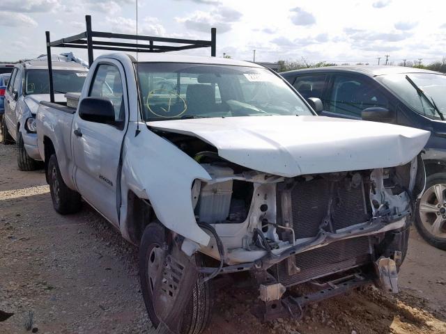 5TENX4CN7AZ674874 - 2010 TOYOTA TACOMA WHITE photo 1