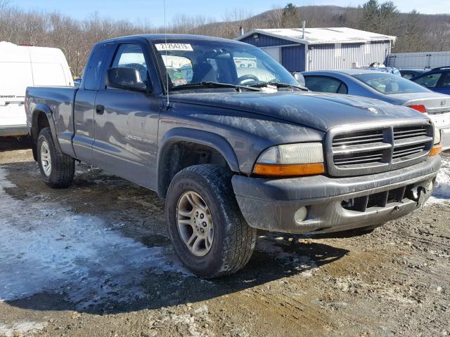 1B7GG32N32S615461 - 2002 DODGE DAKOTA SPO GRAY photo 1