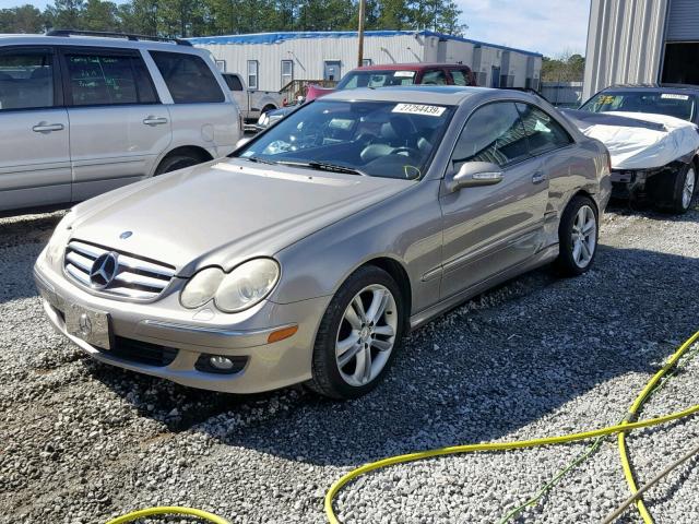 WDBTJ56H36F182740 - 2006 MERCEDES-BENZ CLK 350 SILVER photo 2