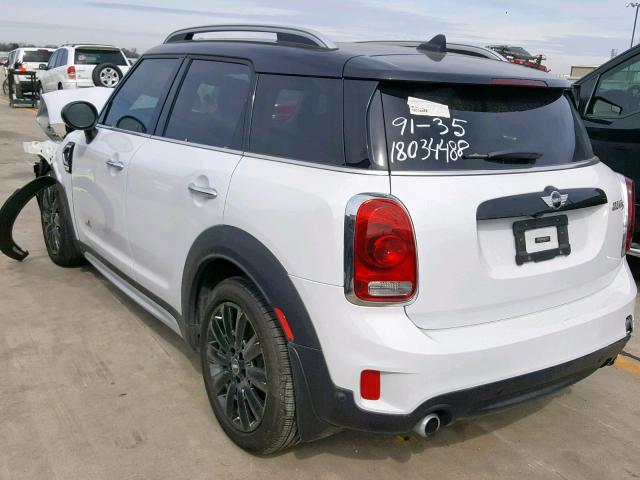 WMZYT5C3XJ3E60699 - 2018 MINI COOPER S C WHITE photo 3