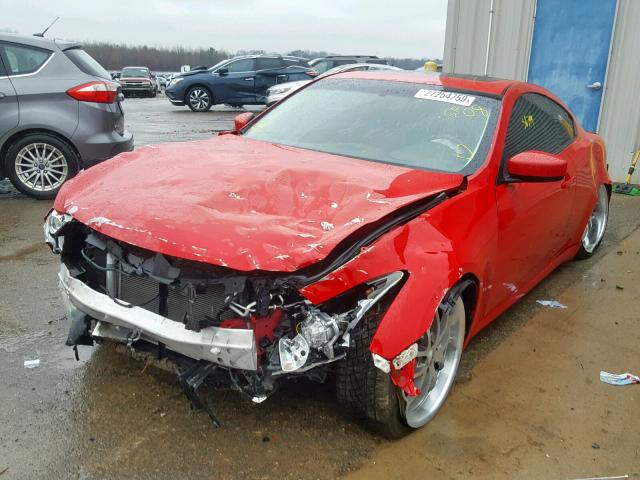 JNKCV64E48M128512 - 2008 INFINITI G37 BASE RED photo 2