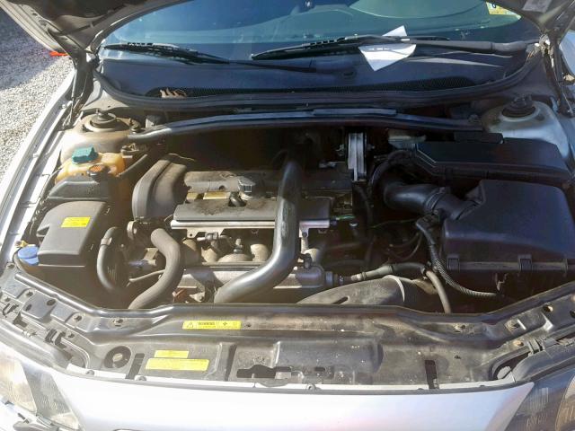 YV1RS58D522099289 - 2002 VOLVO S60 2.4T SILVER photo 7