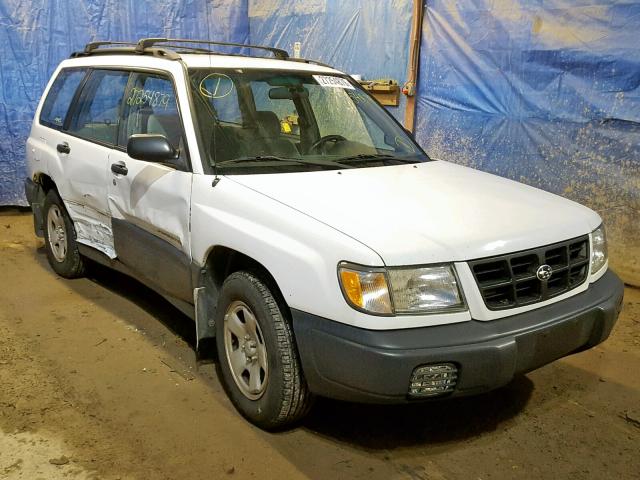 JF1SF635XXH747012 - 1999 SUBARU FORESTER L WHITE photo 1