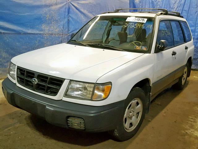 JF1SF635XXH747012 - 1999 SUBARU FORESTER L WHITE photo 2